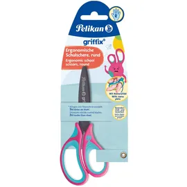 Pelikan griffix® Schulschere rund für Rechtshänder, LovelyPink