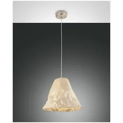 Fabas Luce Crumple Pendelleuchte E27 1X40W Metall- und Keramik Khaki