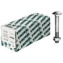 E-NORMpro Flachrundschraube DIN 603 M 8 x 55 100 Stück