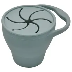the cotton cloud Snackbecher aus Silikon Jade, 260ml-350ml