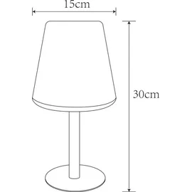 GLOBO Solarleuchte Metall Ø15 cm 8x RGBW LED inkl. IP44 schwarz matt