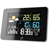 AURIOL® Funkwetterstation mit Farbdisplay, schwarz - B-Ware sehr gut