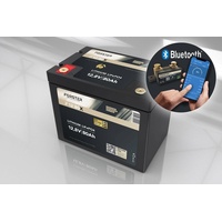FORSTER INDIVIDUAL BATTERIES FORSTER 80Ah 12,8V LiFePO4 Premium Batterie | 200A-BMS-2.0 | 500A Bluetooth Mess-Shunt | IP67
