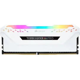 Corsair Vengeance RGB PRO weiß DIMM Kit 32GB, DDR4-3200, CL16-20-20-38 (CMW32GX4M2E3200C16W)
