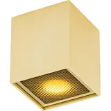 QAZQA - Design-Aufbaustrahler Gold GU10 50mm - Qubo Honey