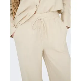 Jdy JDYSAY Linen HW Wide Pant Schlupfhose Beige M 38