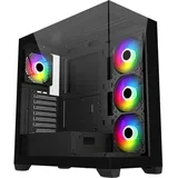 FSP Group Fortron M340 (ATX, mATX, Mini-ITX), PC Gehäuse, Schwarz