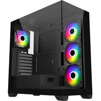 FSP Group Fortron M340 (ATX, mATX, Mini-ITX), PC Gehäuse, Schwarz