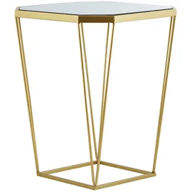 Beliani Couchtisch SIERRA Glas Gold