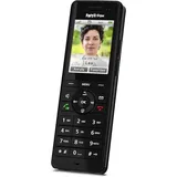 AVM Fritz!Fon X6 Black Dect-Komforttelefon (Hochwertiges Farbdisplay, Hd-Telefon