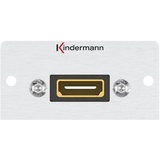 Kindermann Konnect 50 alu - Modulares Faceplate-Snap-In