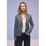 STREET ONE Basic Piqué Blazer - Blau