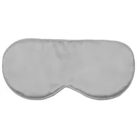 THXSILK 100% Seide Schlafmaske Frauen und Herren, Bequem und Super glatt Schlafmaske, Weich Augenschutz für Gute Nachtruhe, Gemütlich Reisen und Nickerchen (10x23cm, Grau)