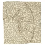 NOBODINOZ - Wabi Sabi Spannbettlaken, 70 x 140 x 15 cm, light green yumik
