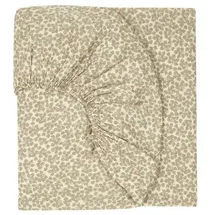 NOBODINOZ - Wabi Sabi Spannbettlaken, 70 x 140 x 15 cm, light green yumik