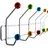 DESIGN DELIGHTS Wandgarderobe Colour Ball Weiß-bunt