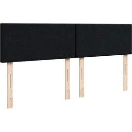 vidaXL Boxspringbett 180 x 200 cm Schwarz