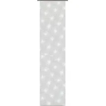 GARDINIA Flächenvorhang Bloomy weiß, 60 x 245 cm