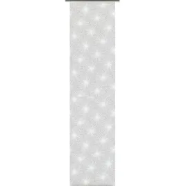 GARDINIA Flächenvorhang Bloomy weiß, 60 x 245 cm