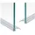 WITEN&NOCK Duschdichtung 2er Set Schiebetürdichtungen Wasserabweiser Dichtungsprofiler 5-6 mm, L: 60 cm 60 cm
