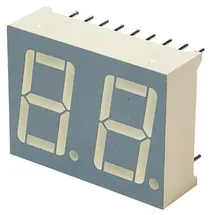 KINGBRIGHT 7-Segment-Anzeige Rot 2V DC56-11EWA