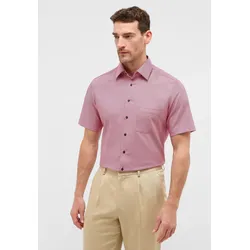 Kurzarmhemd ETERNA "MODERN FIT", Herren, Gr. 39, Normalgrößen, rot, 100% cotton, tailliert, Kurzarm, Hemden, NON IRON (bügelfrei)