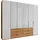 Wiemann Falttürenschrank Monaco 246 x 216 x 58 cm Beige/Weiß