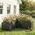 Outsunny Hochbeet L-förmig 150 x 150 x 55 cm Schwarz