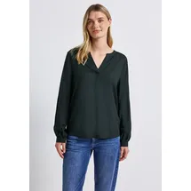 STREET ONE Langarmbluse aus softer Viskose grün 40 EU