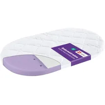 Träumeland Matratze für Beistellbett 33 x 78 x 5 cm, oval, passend für Hartan - Oeko-Tex zertifiziert & schadstoffgeprüft | Brise Light, made in Austria
