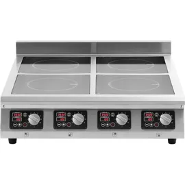 Royal Catering Induktionsplatte 4 x 3500 W 4 x 20 cm Timer