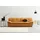 DOMO collection 3-Sitzer DOMO COLLECTION "Lagoa, moderne Sitzheftung, bequem und komfortabel", gold, B:232cm H:76cm T:96cm, Sofas, frei im Raum stellbar, in großer Farbauswahl