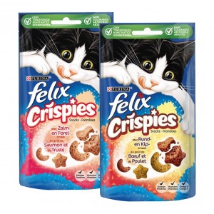 Felix Crispies Snacks combipack kattensnoep  Per 4
