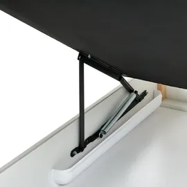 Beliani Baronet 180 x 200 cm Cremeweiß