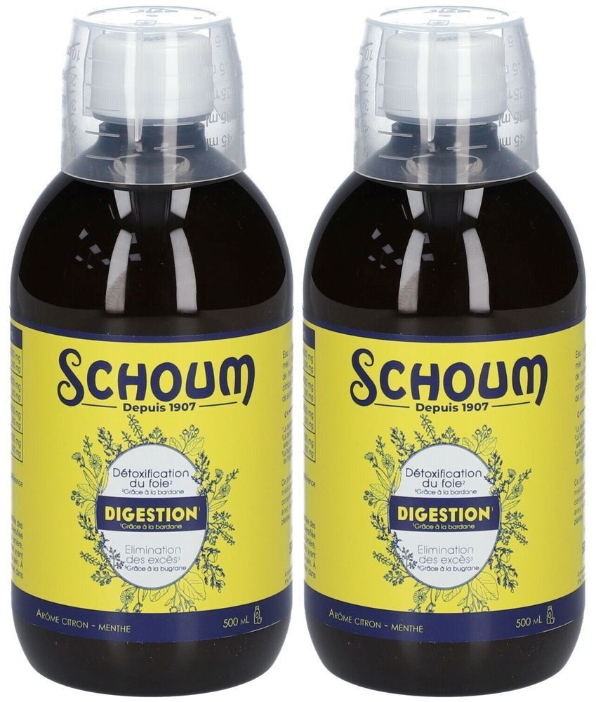 Schoum Digestion Solution buvable 2x500 ml solution