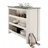 furn.design Barschrank Stove 130 x 106 cm Weiß