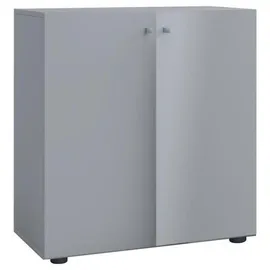 VCM Lona Aktenschrank 70 x 39 x 74 cm grau