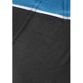 LE JOGGER Slip in grau-blau, | Gr. 7 (XL), grau (grau, blau), Jersey, Obermaterial: 100% Baumwolle, unifarben, körpernah, Unterhosen, mit kontrastfarbenen Highlights