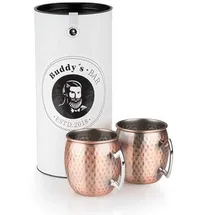 Buddy ́s Bar Moscow Mule Becher 0,5 l Kupfer Antik 2 St.