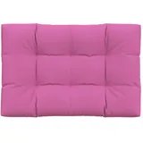 vidaXL Palettenkissen 120 x 80 x 12 cm rosa 1 St.