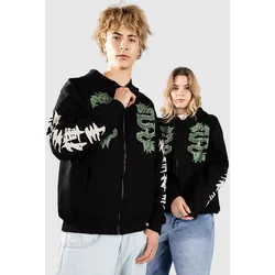 Smile And Wave Double Happiness Sweatjacke black Gr. XL