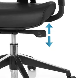 HJH Office Ergo Line II Pro Leder schwarz