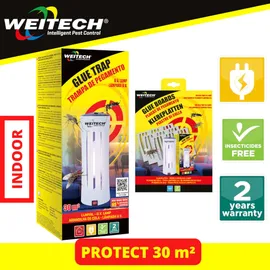 Weitech Klebeplatten Insektenfalle 3er Set