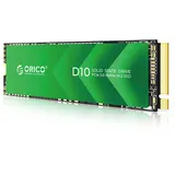 ORICO 256GB M.2 NVMe SSD, TLC NAND Flash, 2400MB/s PCIe Gen3x4 M2 2280 SSD, Internes Solid State Laufwerk Kompatibel mit Desktop-Laptop - D10