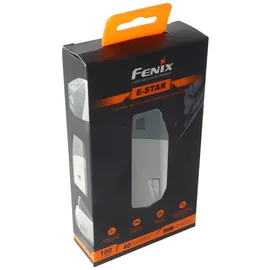 Fenix E-Star Dynamo Taschenlampe, 100 Lumen, dynamobetrieben inklusive NiMH 1,2V 1300mAh Akku
