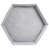 roba Laufgittereinlage Roba 115 x 100 cm Stoff Grau