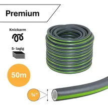 stabilo-sanitär Premium Gartenschlauch 50 m gelb