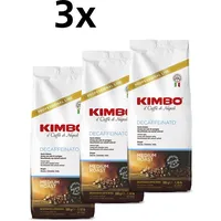 3x  500g Kimbo Espresso Decaffeinato Bohnen | Kaffee | Barista | koffeinfrei