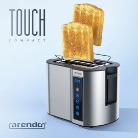 Arendo Toaster 2 Scheiben Silber