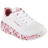 SKECHERS UNO LITE-LOVELY LUV Kinder Rot/Weiß 27